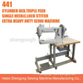 SHENPENG 441 single needle heavy duty cylinder bed sewing machine for saddlery